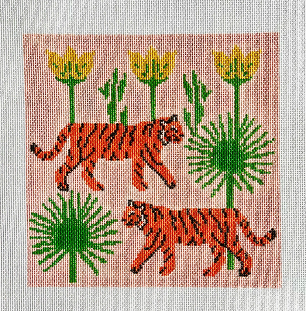 Tigers with Palms