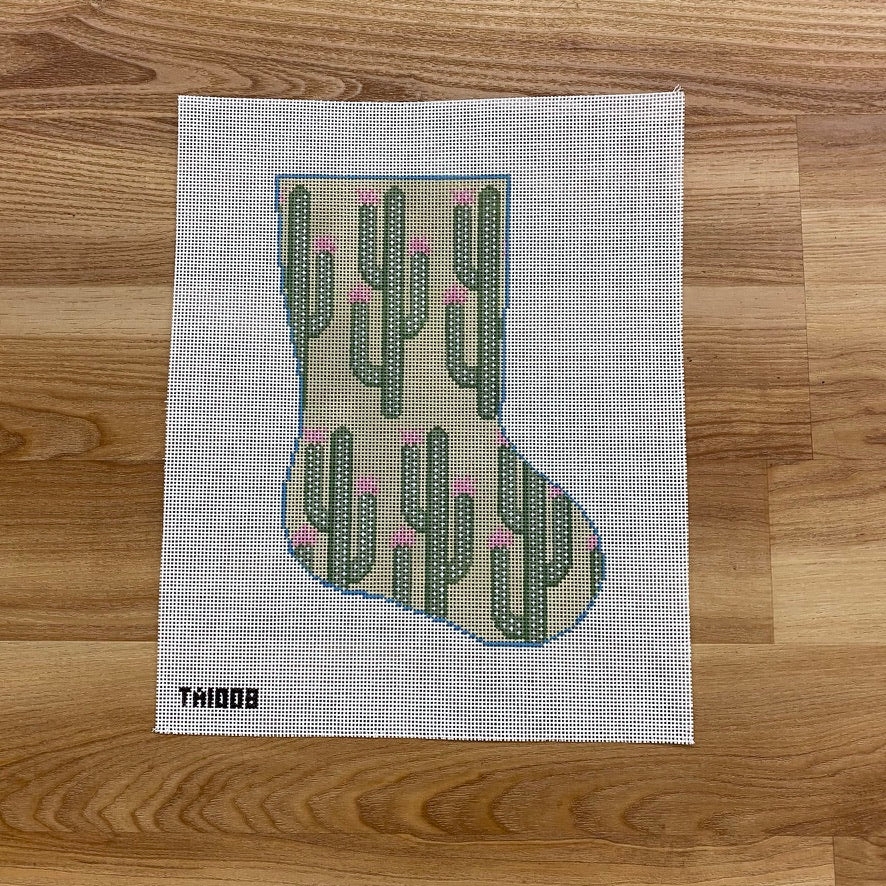 Cactus Midsize Stocking Canvas