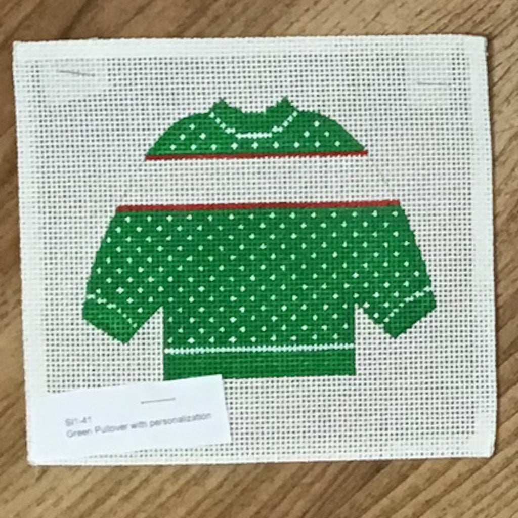 Green Pullover with Personalization