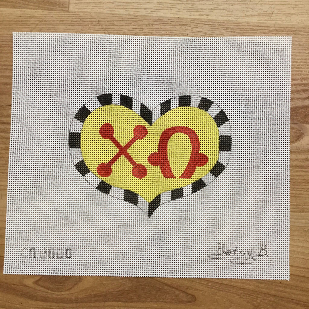Chi Omega Heart with Letters