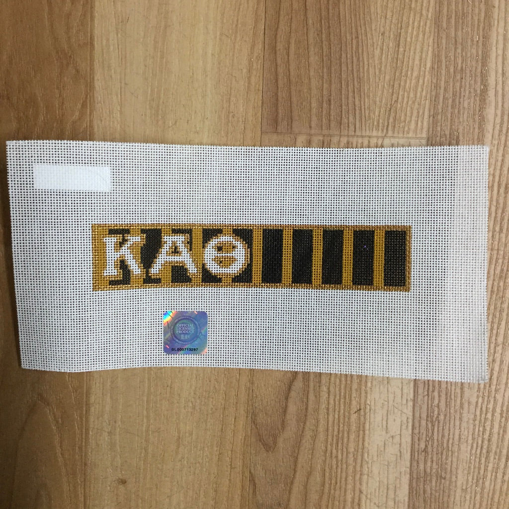 Kappa Alpha Theta Striped Key Fob