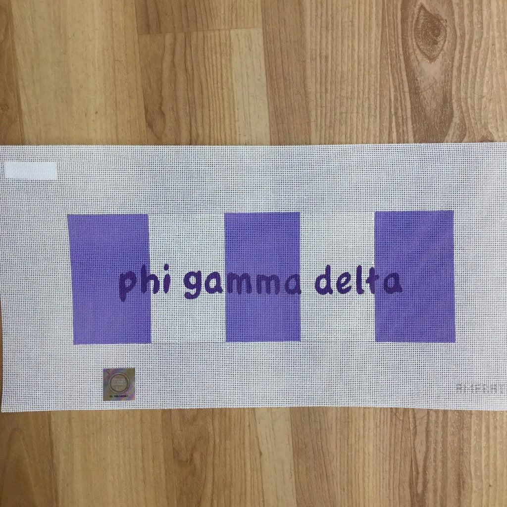 Phi Gamma Delta Name on Stripes
